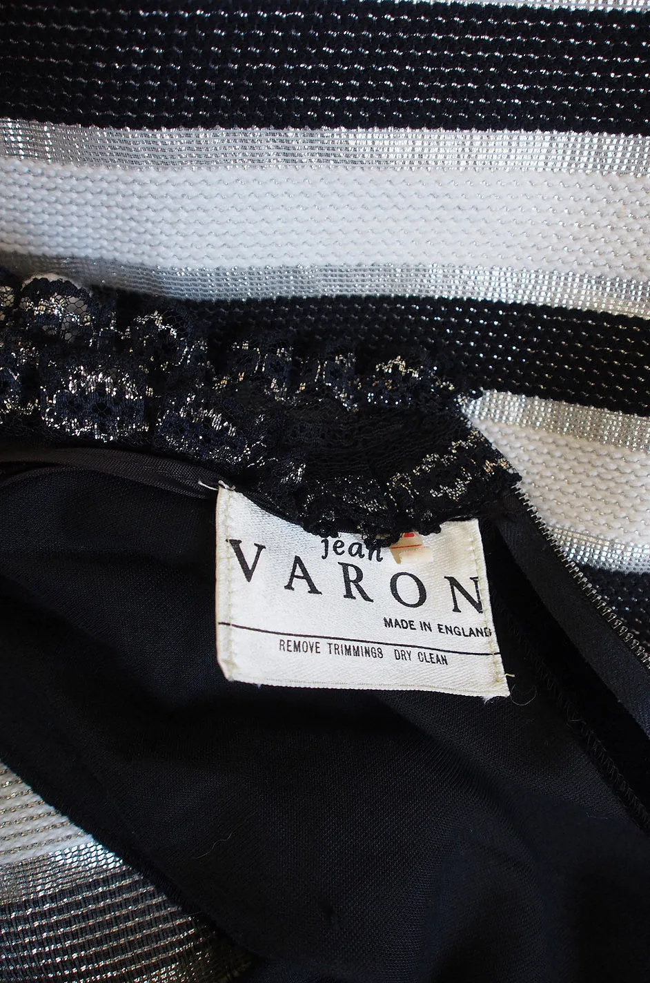 1960s Space Age Jean Varon Maxi Dress