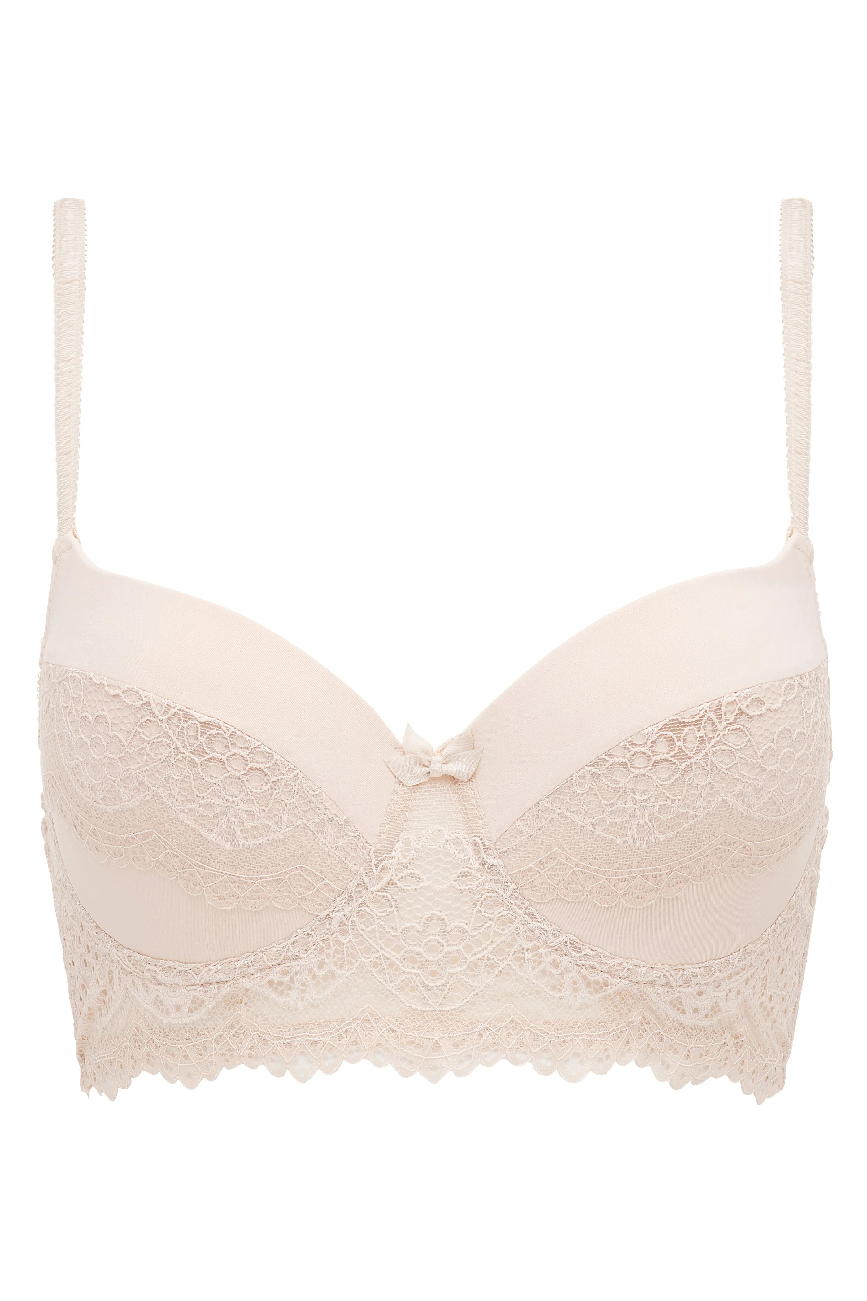 2 Pack Lace Longline Bra