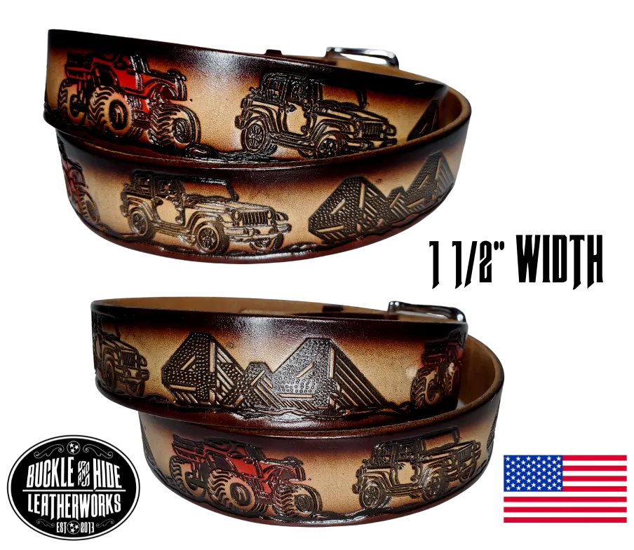 4X4 Leather Belt