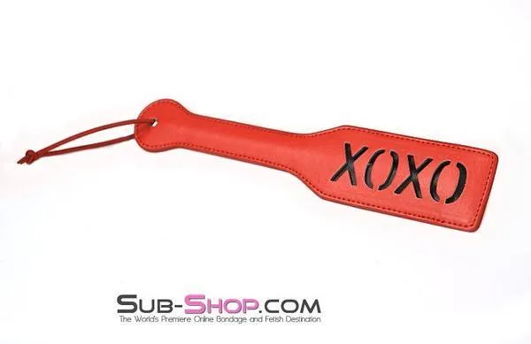 8901HS      <b>BOGO!</b> Red Marks XOXO Impression Paddle