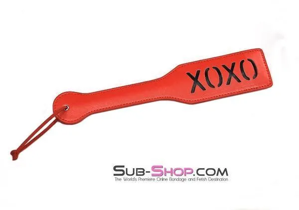 8901HS      <b>BOGO!</b> Red Marks XOXO Impression Paddle