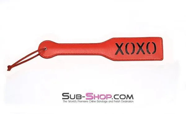 8901HS      <b>BOGO!</b> Red Marks XOXO Impression Paddle