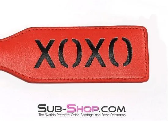 8901HS      <b>BOGO!</b> Red Marks XOXO Impression Paddle