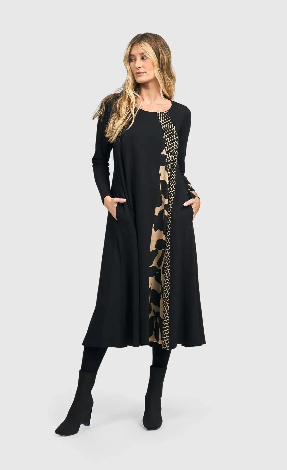 Alembika Kathleen Midi Mix Dress