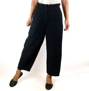 Alpha 60 black cotton-metalic high waisted pants size XS, best fits size 8