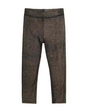 Alyssa Black Gold Leggings