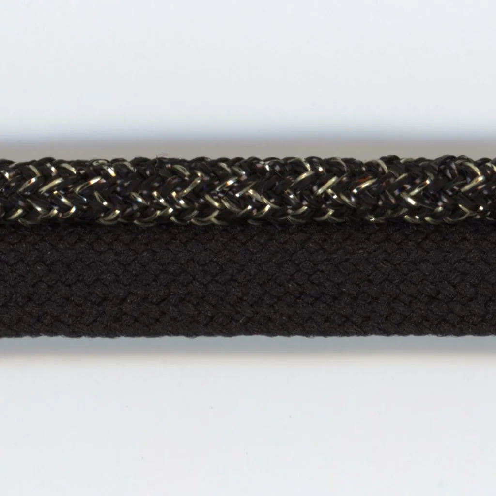Antique Metallic Piping #10 Black Gold