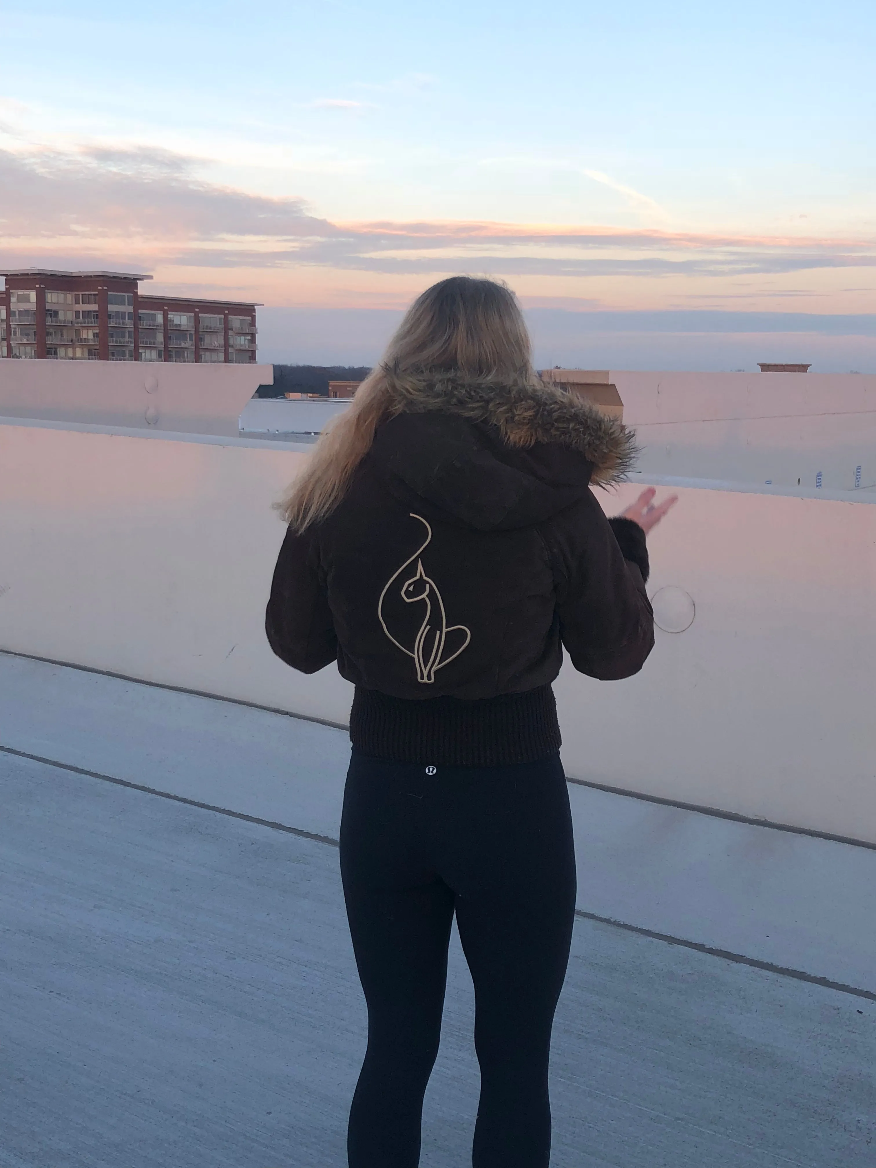 Baby Phat Brown Fur Jacket Size Large