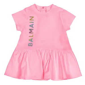 Balmain Baby Girls Pink Dress