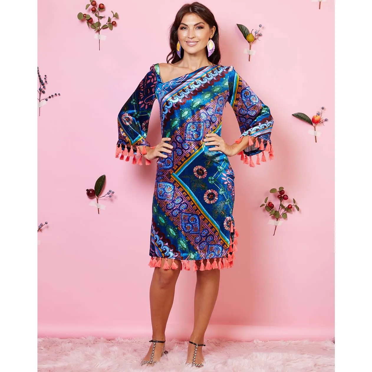Barcelona Velvet Dress | Wedding Guest Dress