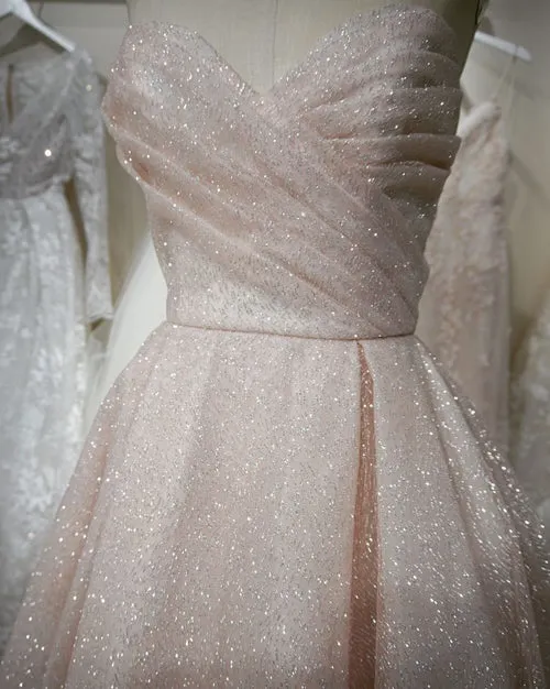Beautiful Prom Dresses Sweetheart Long Sparkly Prom Dress Charming Evening Dress,MP573