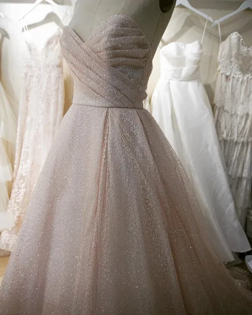 Beautiful Prom Dresses Sweetheart Long Sparkly Prom Dress Charming Evening Dress,MP573