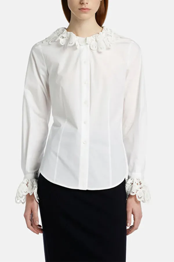 BOLLETTA LACE EMBELLISHED BLOUSE