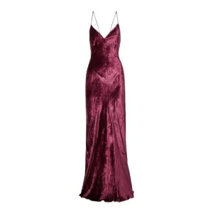CAMI Women's Purple Long Casual Velvet Dress #403 XS NWT