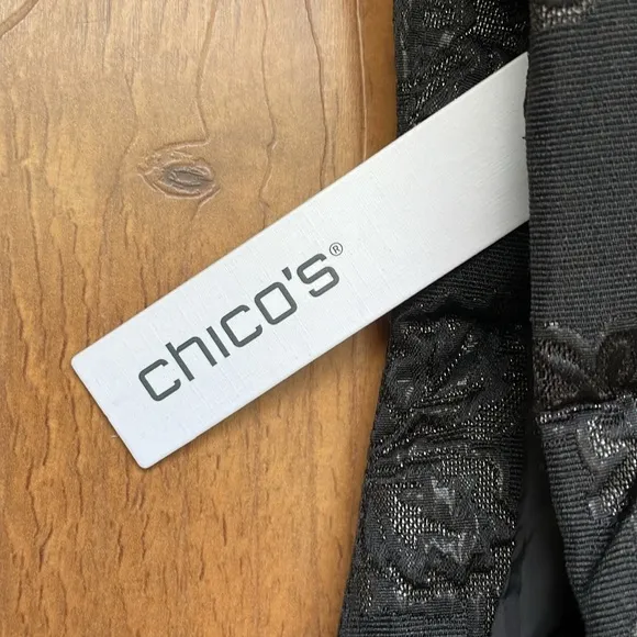Chico’s Jacquard Print Puffer Vest