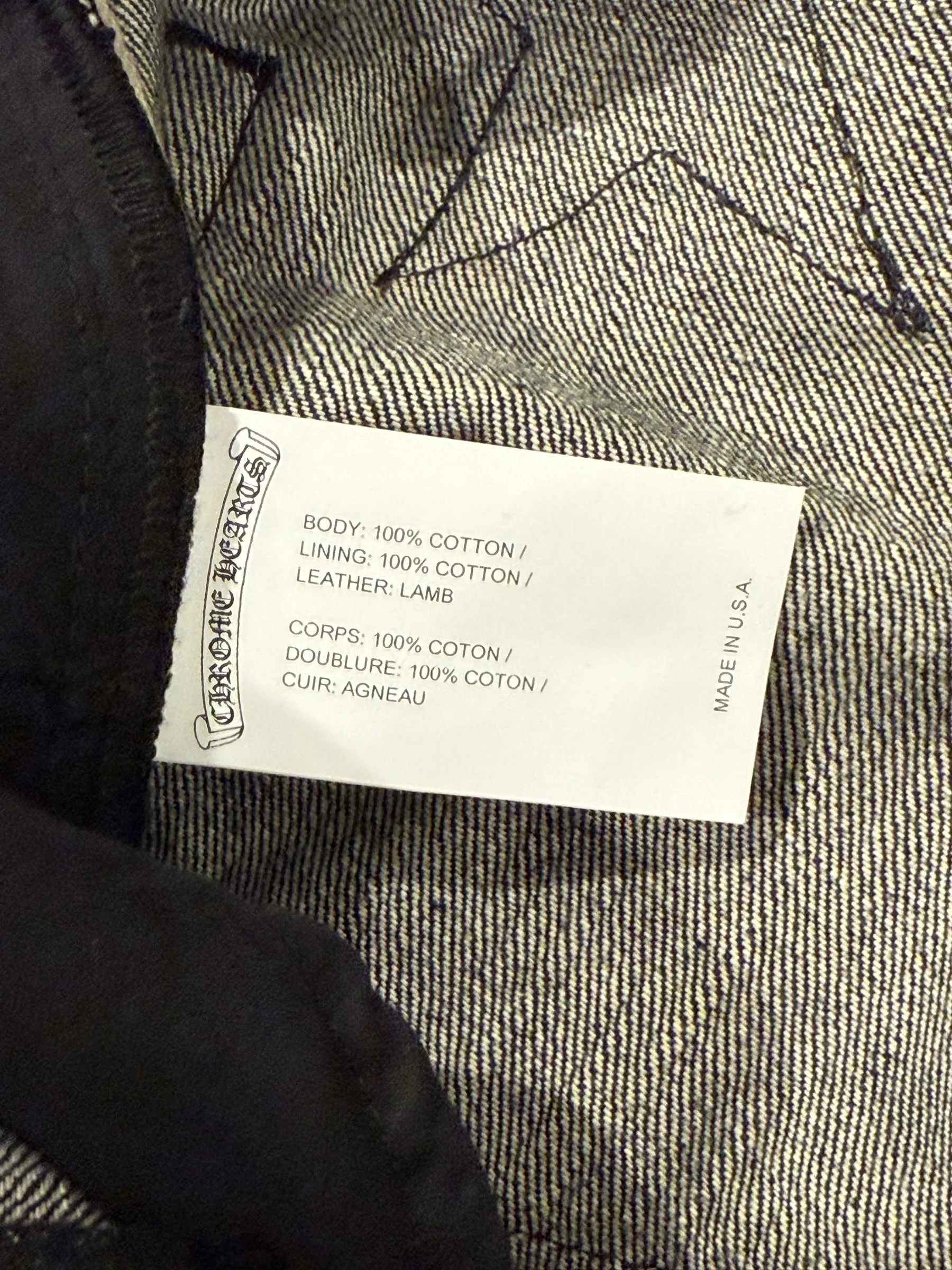 Chrome Hearts Star Patch Denim Jeans