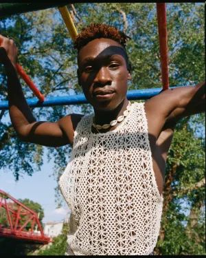 Crochet Tank Top Deadstock Vintage Cotton