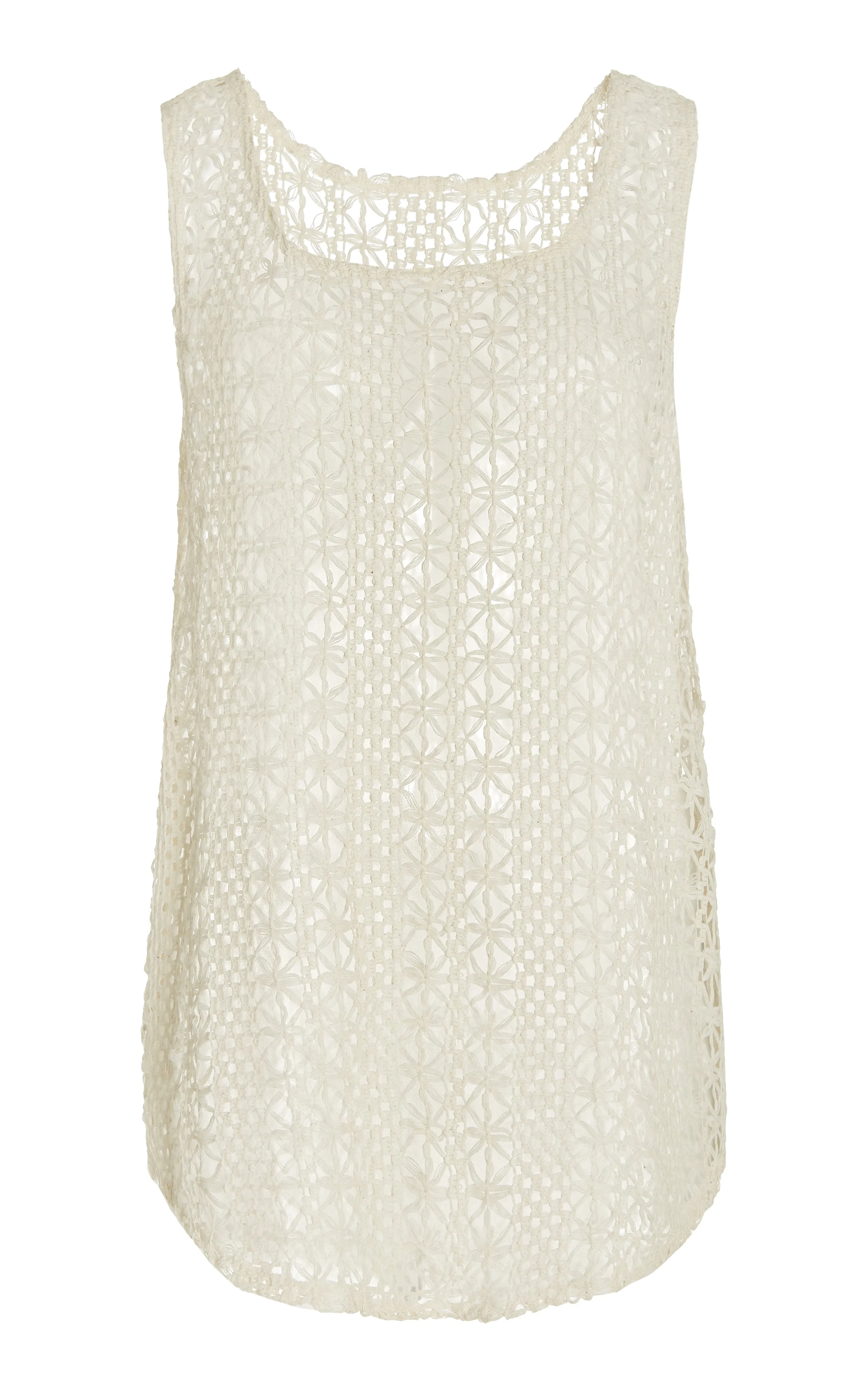 Crochet Tank Top Deadstock Vintage Cotton