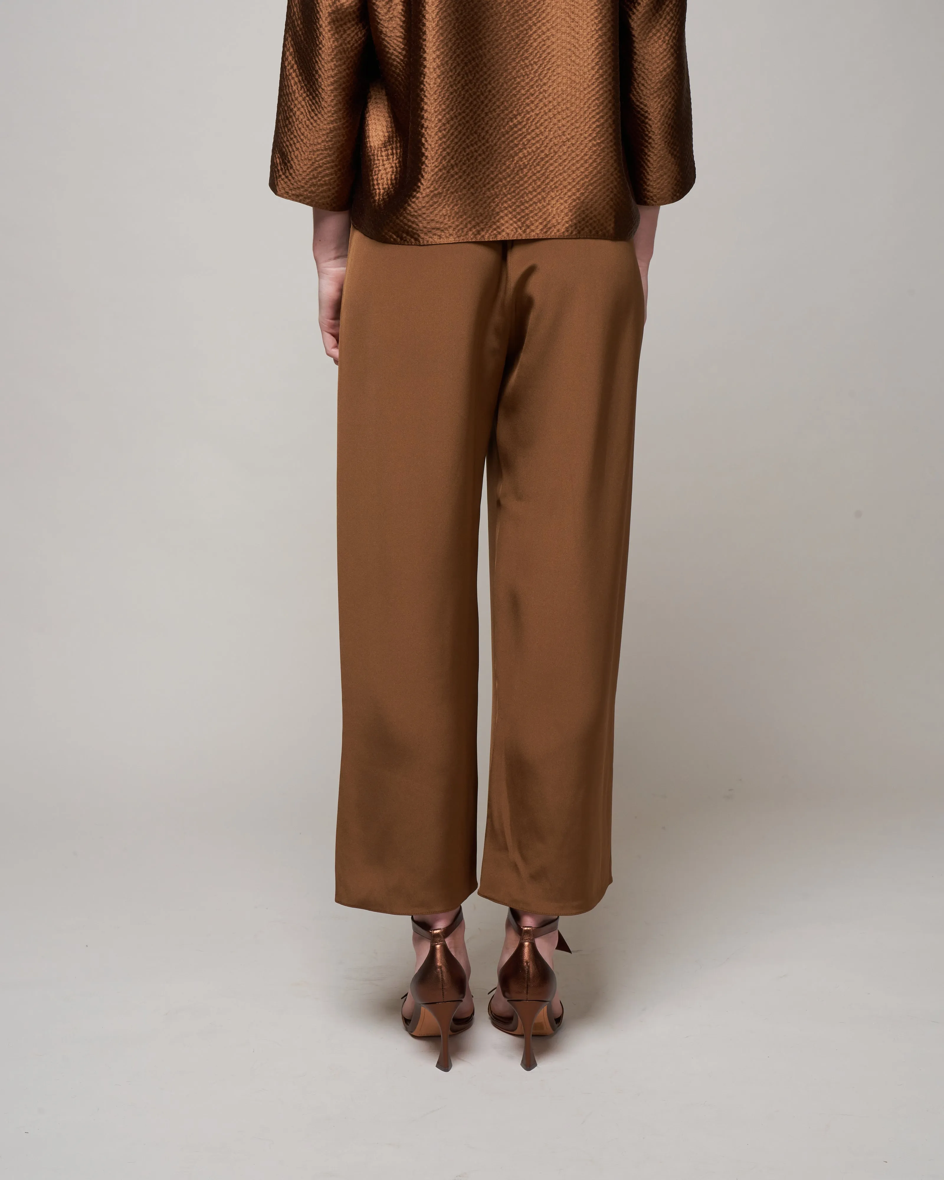 croppped pull-on - clove