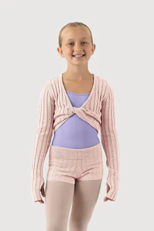 D51054G - Bloch Lily Roll Down Waist Girls Knitted Short
