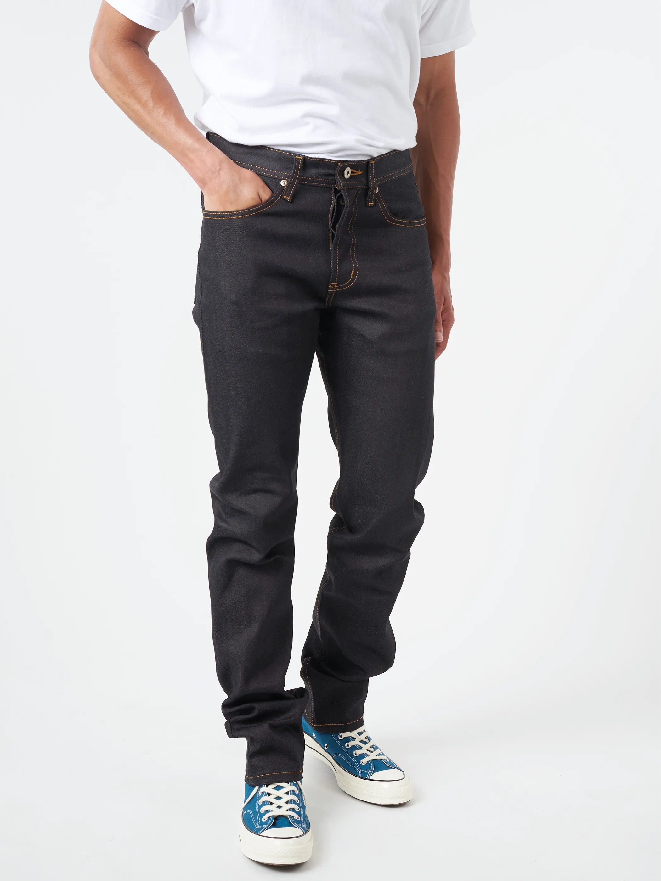 Deep Indigo Stretch Selvedge Weird Guy