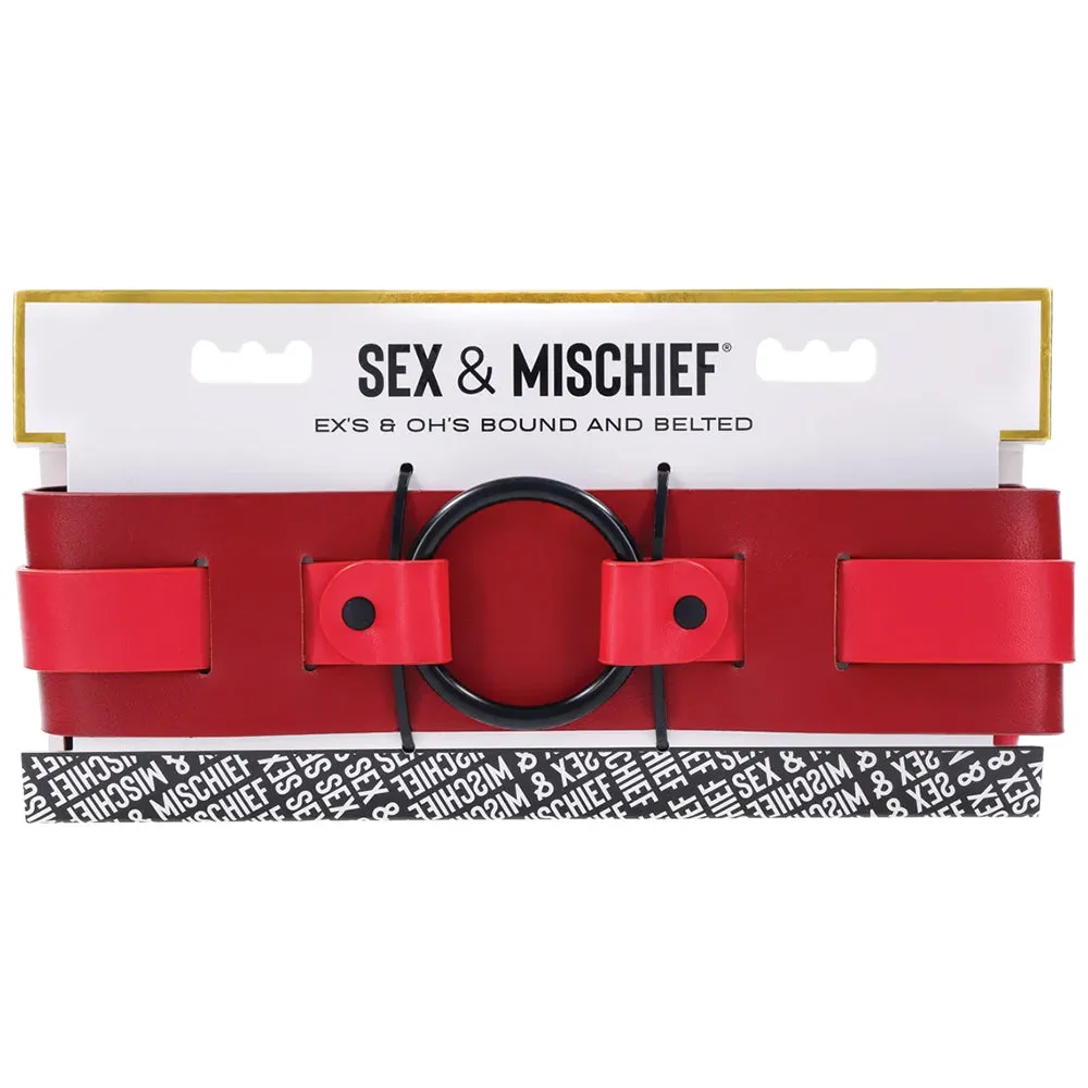 Ex's & Oh's Bound And Belted Restraint