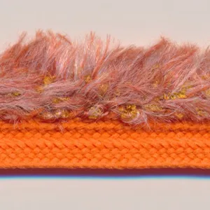 Fake Fur Piping #314 Bitter Orange