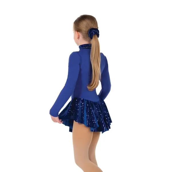 Fancy Fleece Dress - Royal Blue