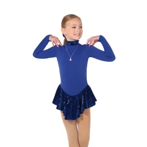 Fancy Fleece Dress - Royal Blue