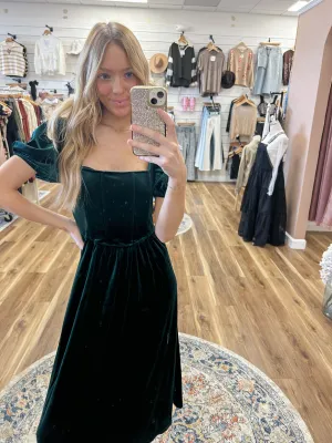 Fawn Hunter Green Dress