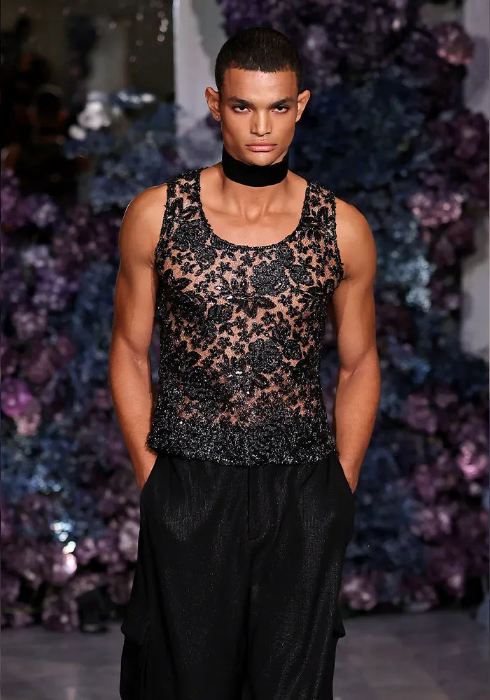 Floral Lace Tank Top