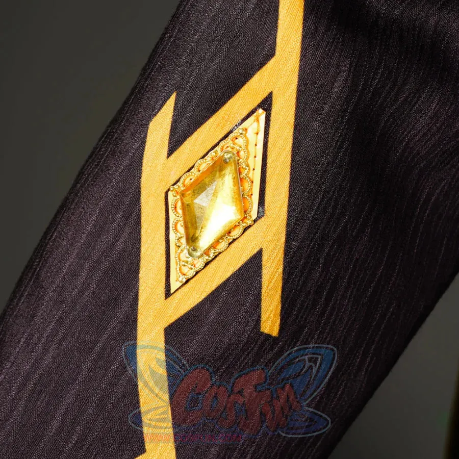 Genshin Impact Morax Rex Lapis Zhongli Cosplay Costume C07433  A