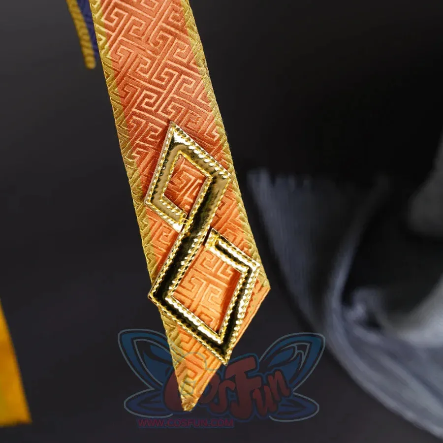 Genshin Impact Morax Rex Lapis Zhongli Cosplay Costume C07433  A