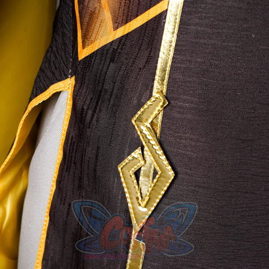 Genshin Impact Morax Rex Lapis Zhongli Cosplay Costume C07433  A