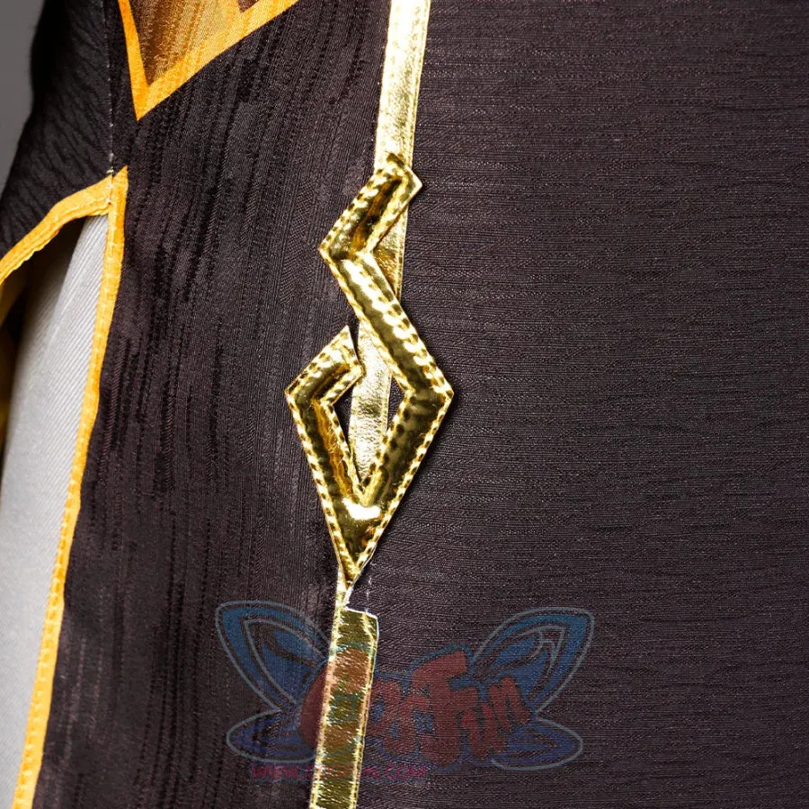 Genshin Impact Morax Rex Lapis Zhongli Cosplay Costume C07433  A