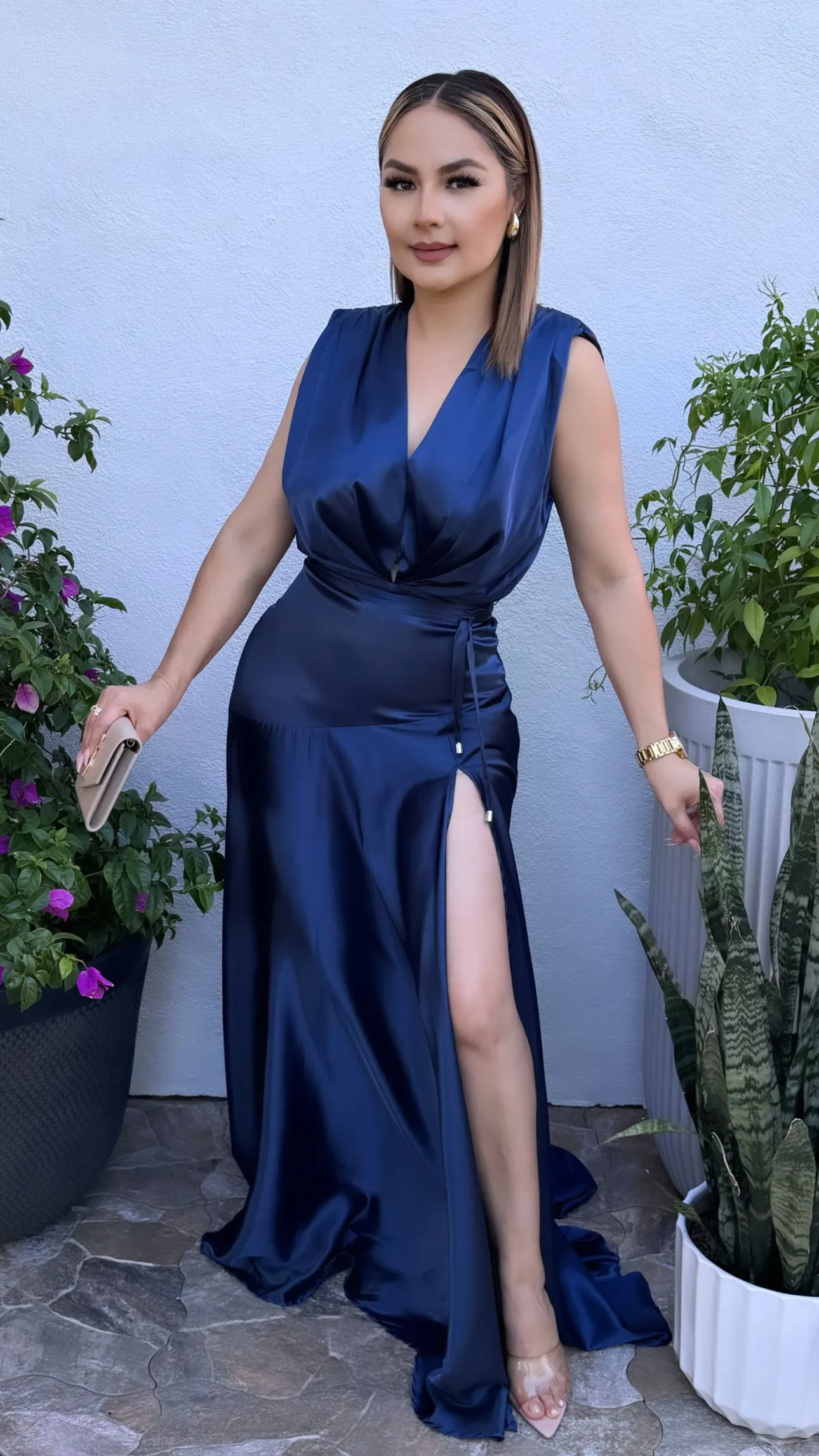 GO ALL OUT NAVY DRESS