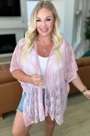 Good Days in Summer Lace Kimono- Mauve