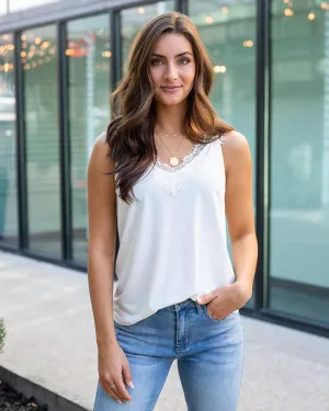 Grace & Lace Lace Trim Cami