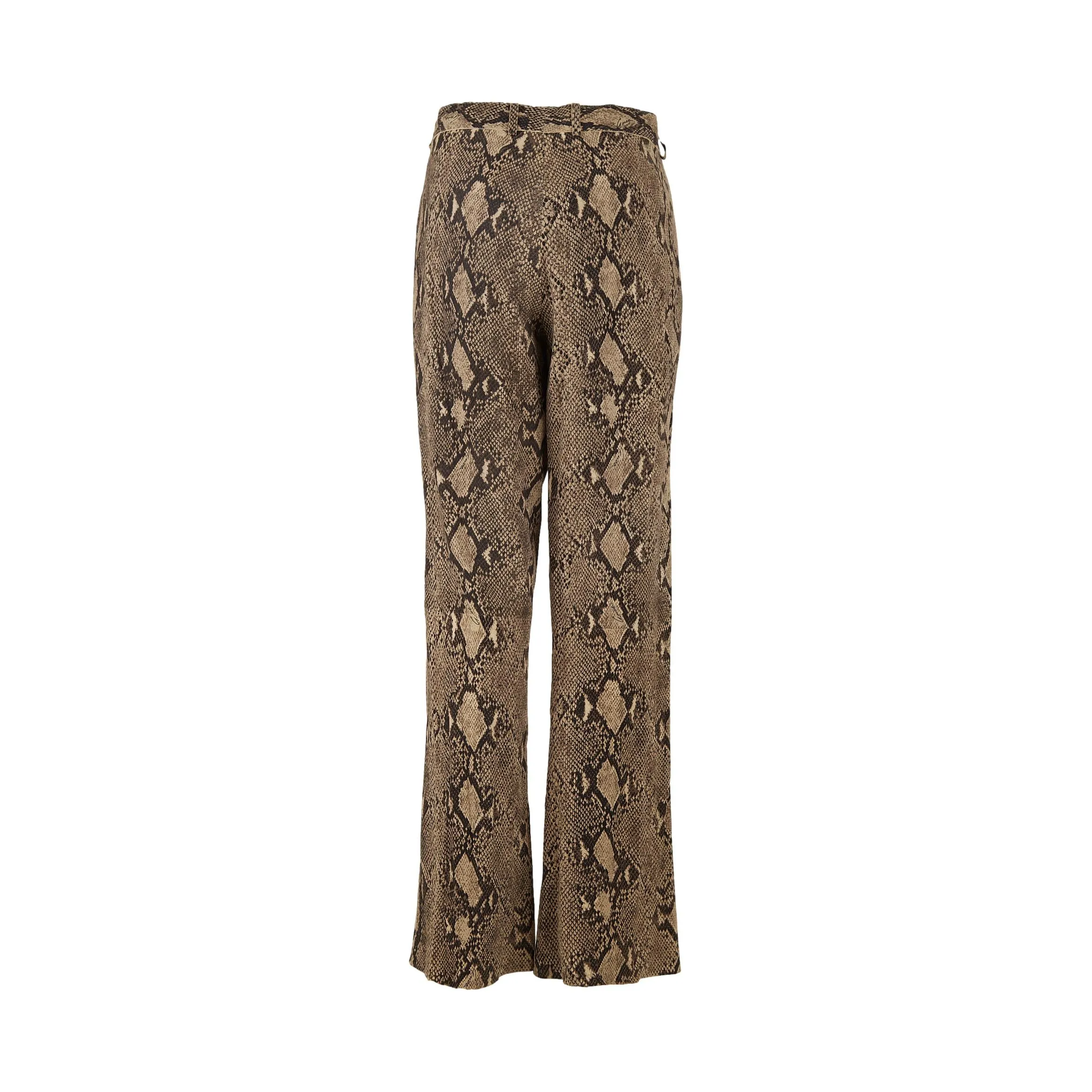 Gucci Snakeskin Leather Pants