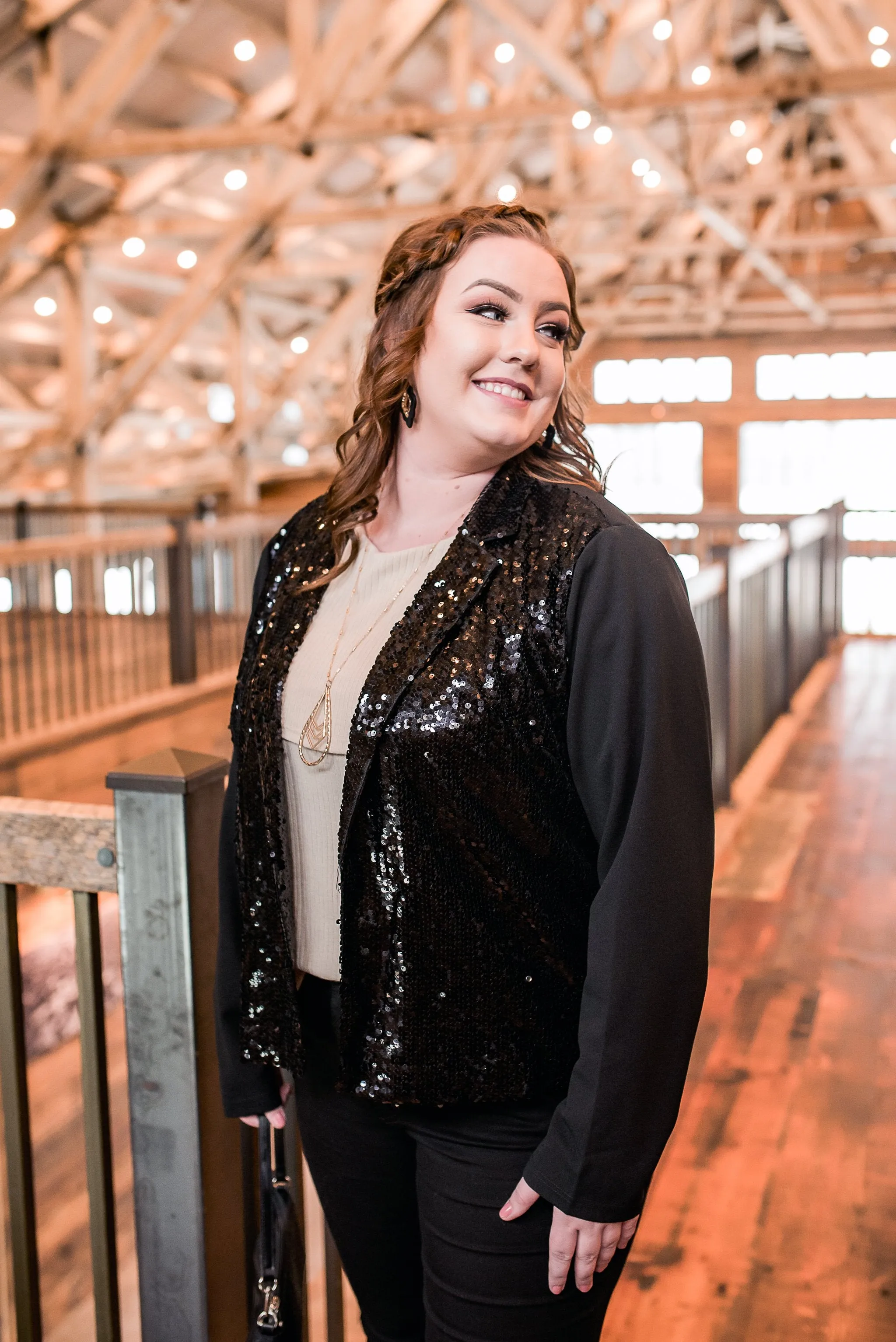 Here For The Party Sequined Jacket