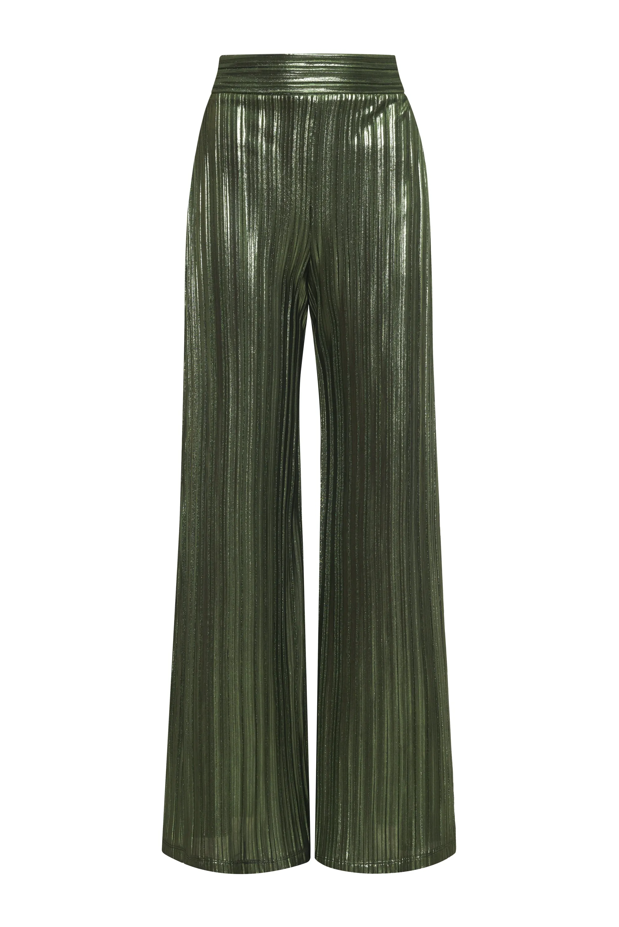 High Waist Metallic Pant