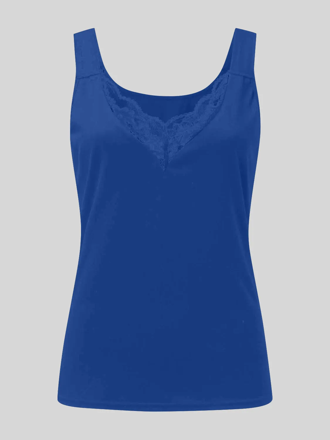 Jade Lace Detail Sweetheart Neck Tank - Online Exclusive