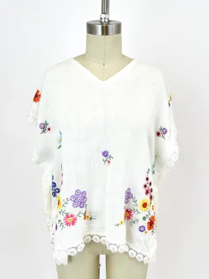 Lace Embroidered Top