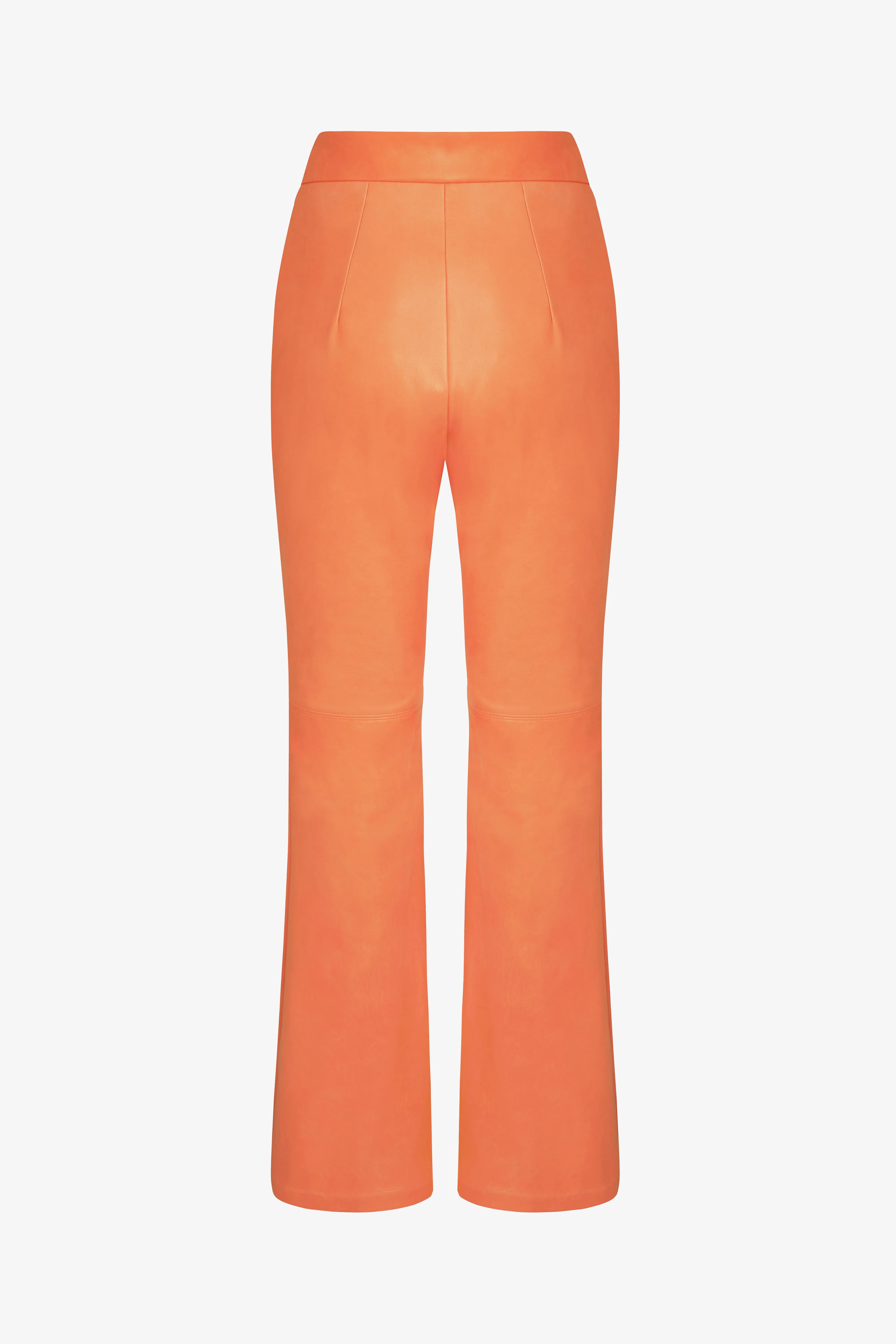 Leather Flare Pants