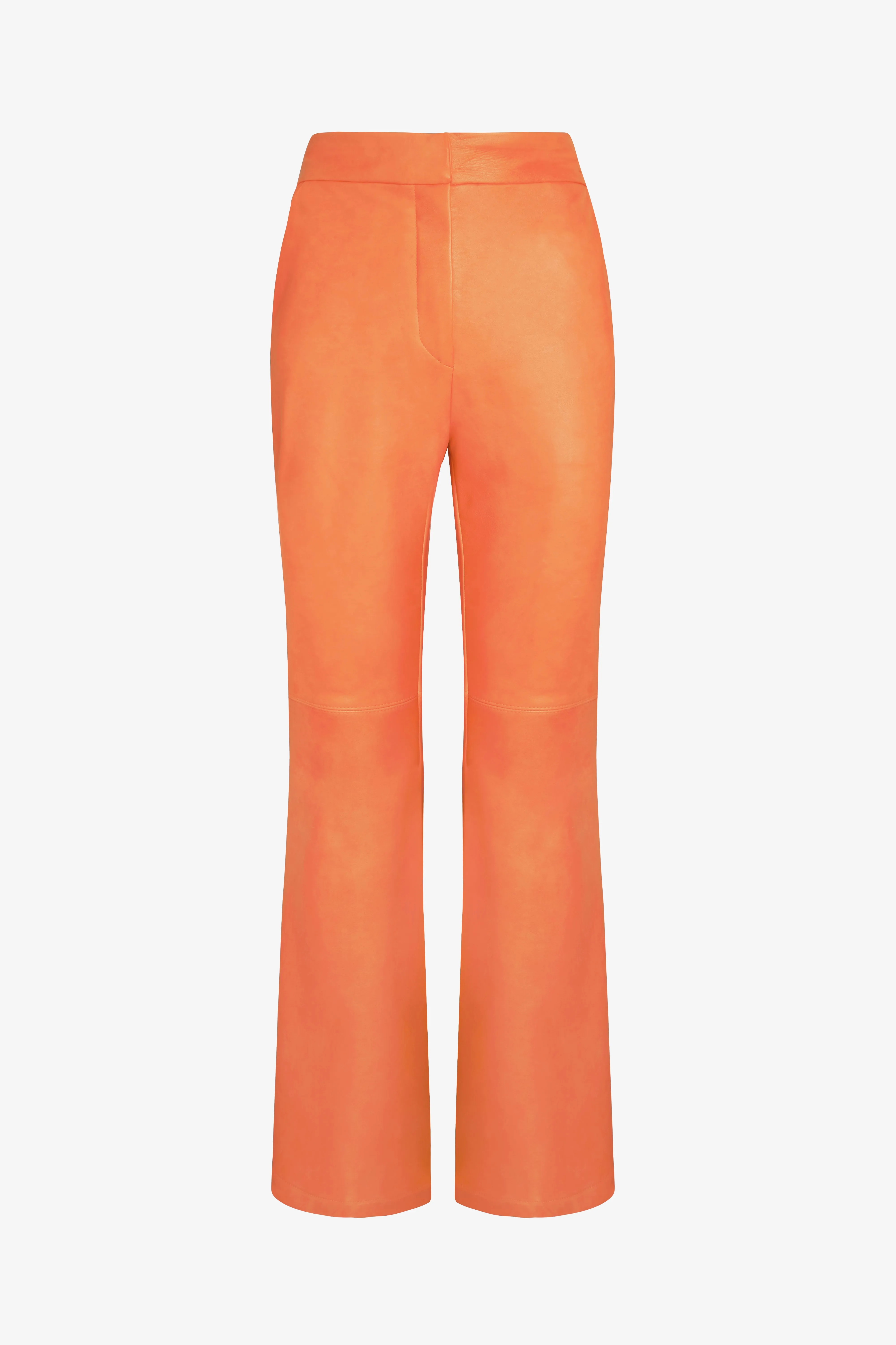Leather Flare Pants