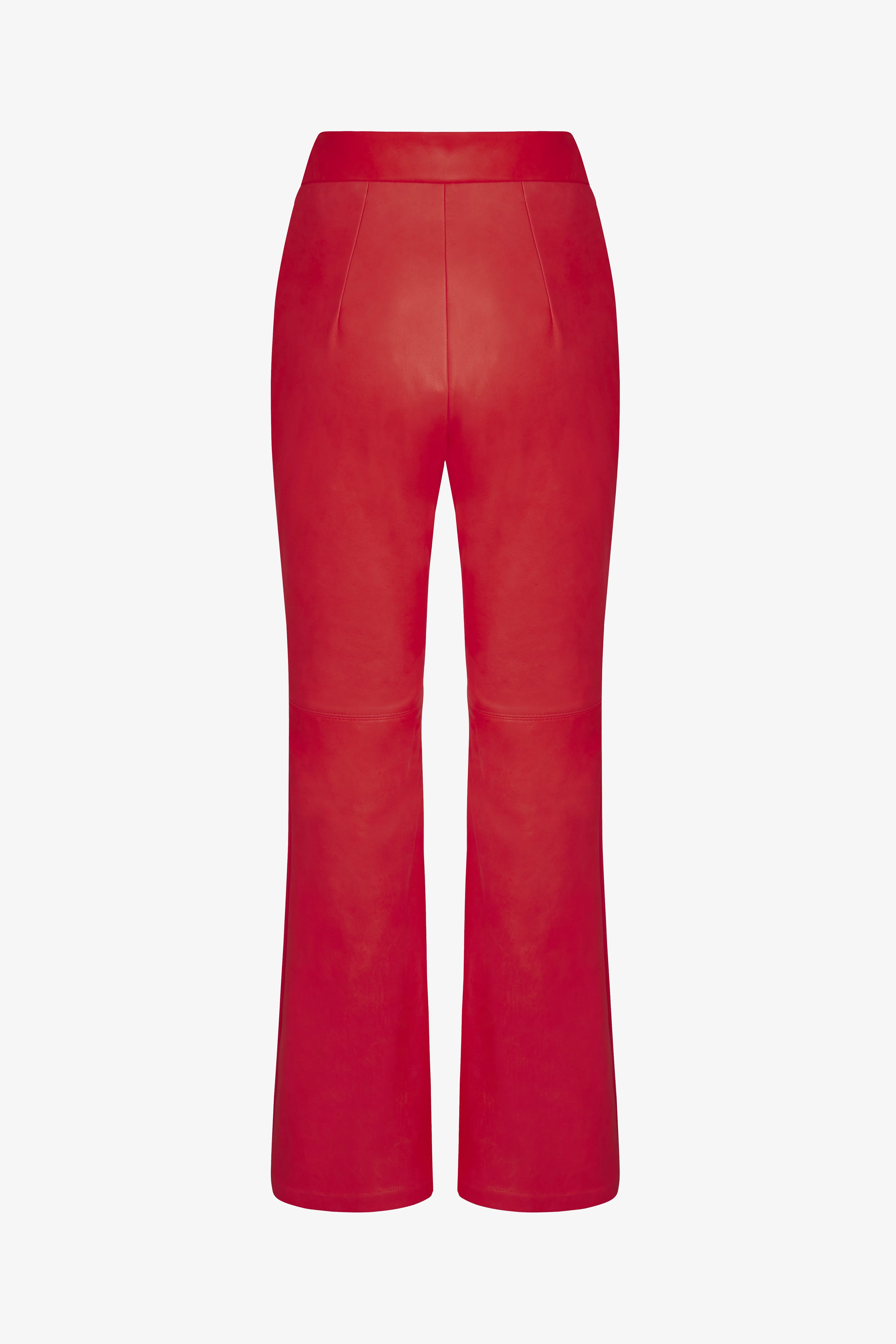 Leather Flare Pants