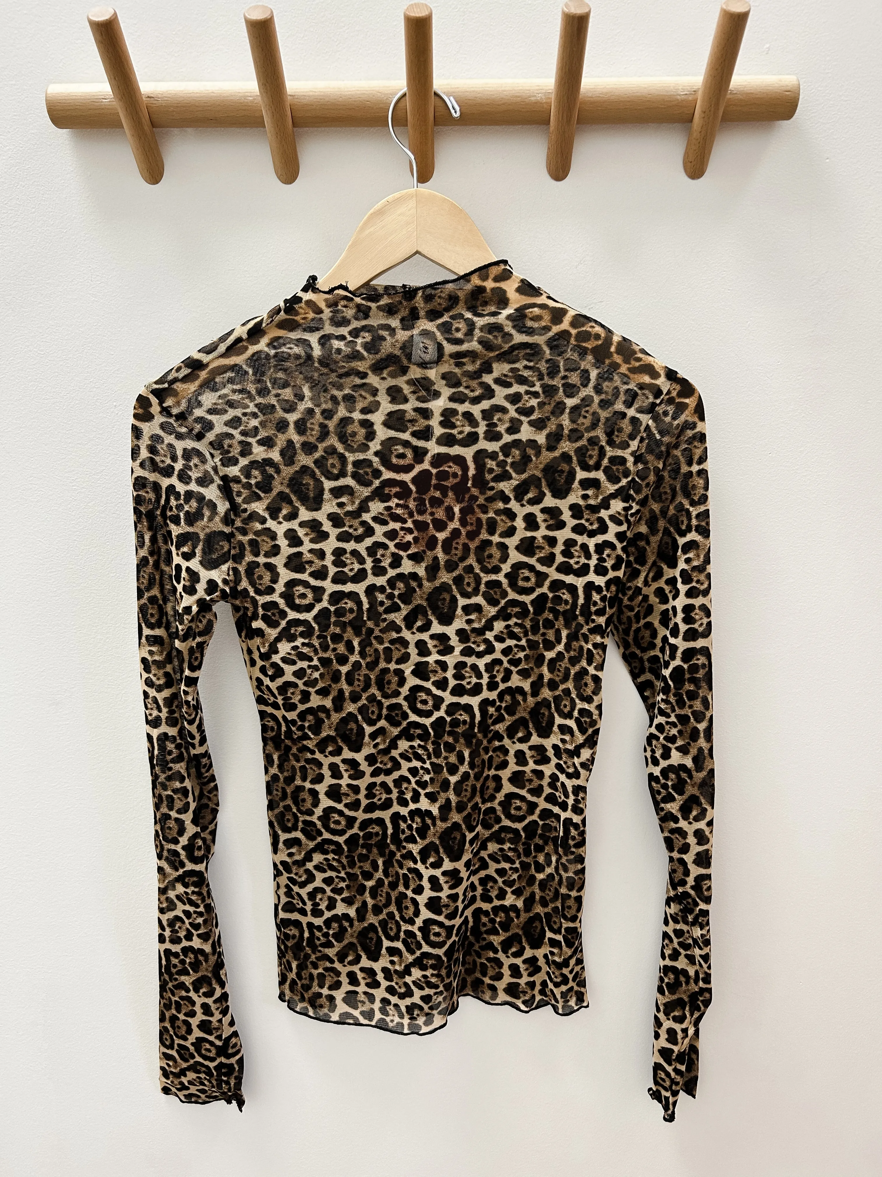 Leopard Lace Layering Top