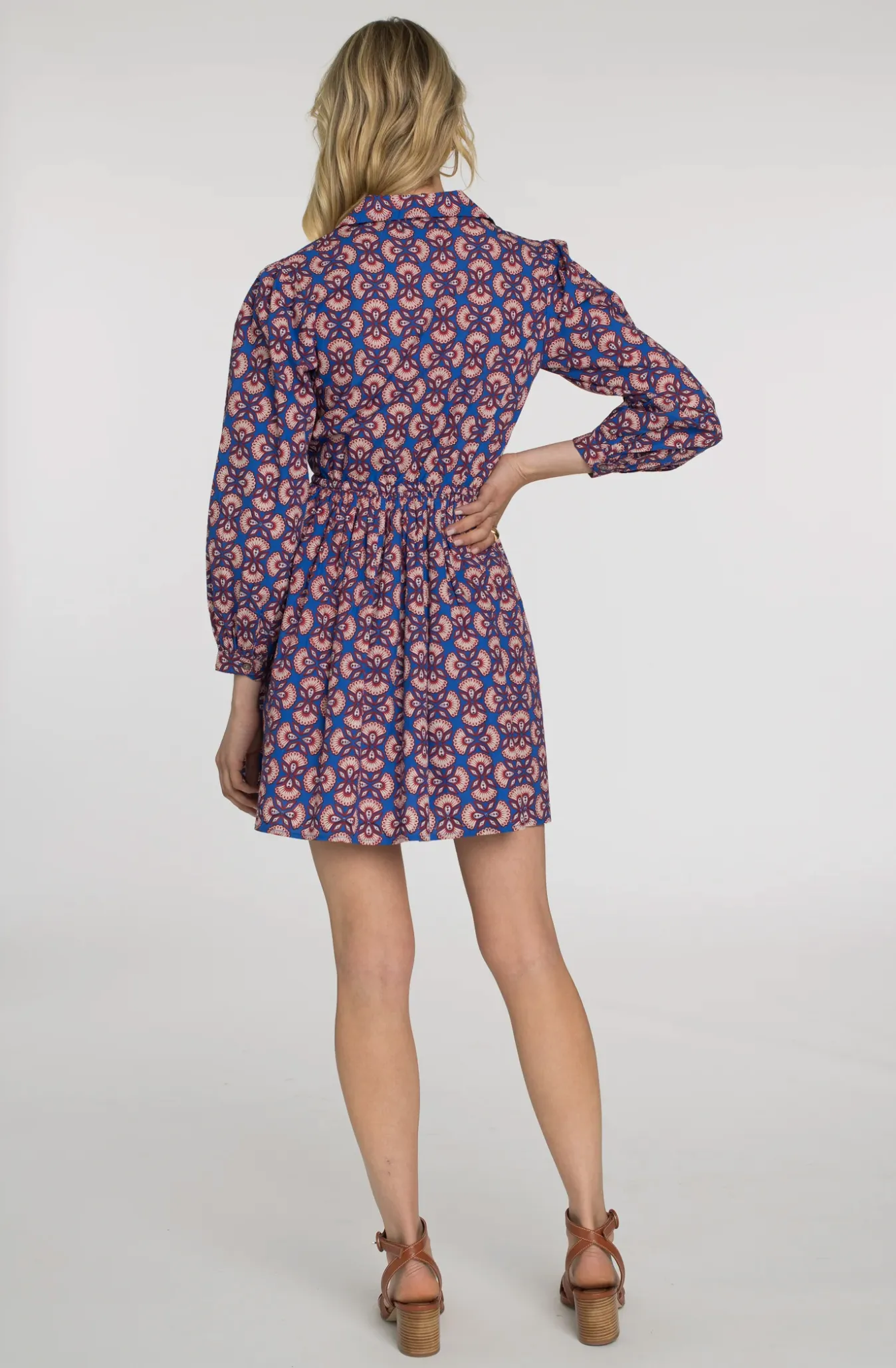 LS Daphne Dress Saphire Feather