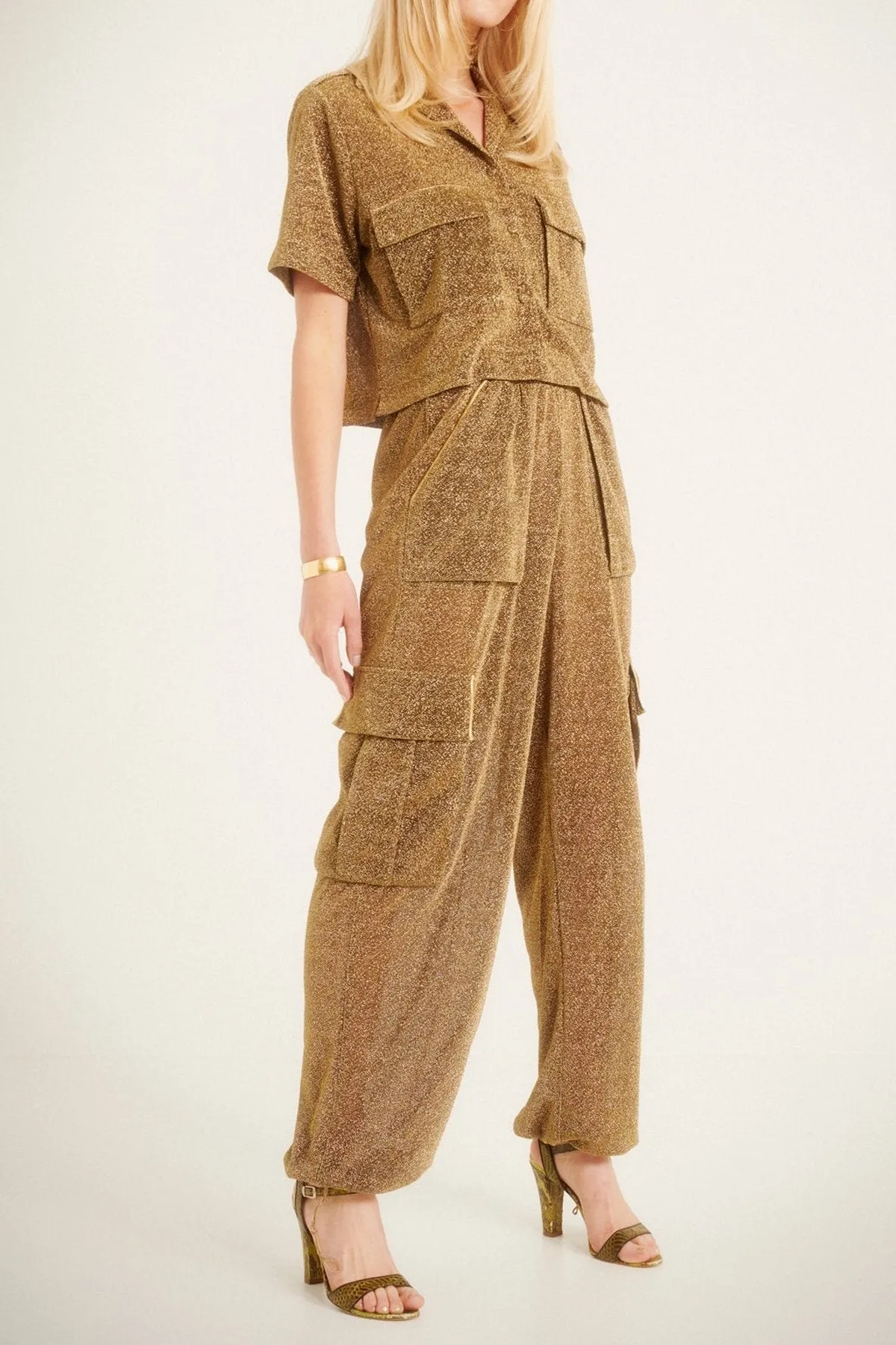 Lumiere Cargo Pants in Sand