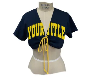 Madelyn Custom Lace Up Tee Shirt